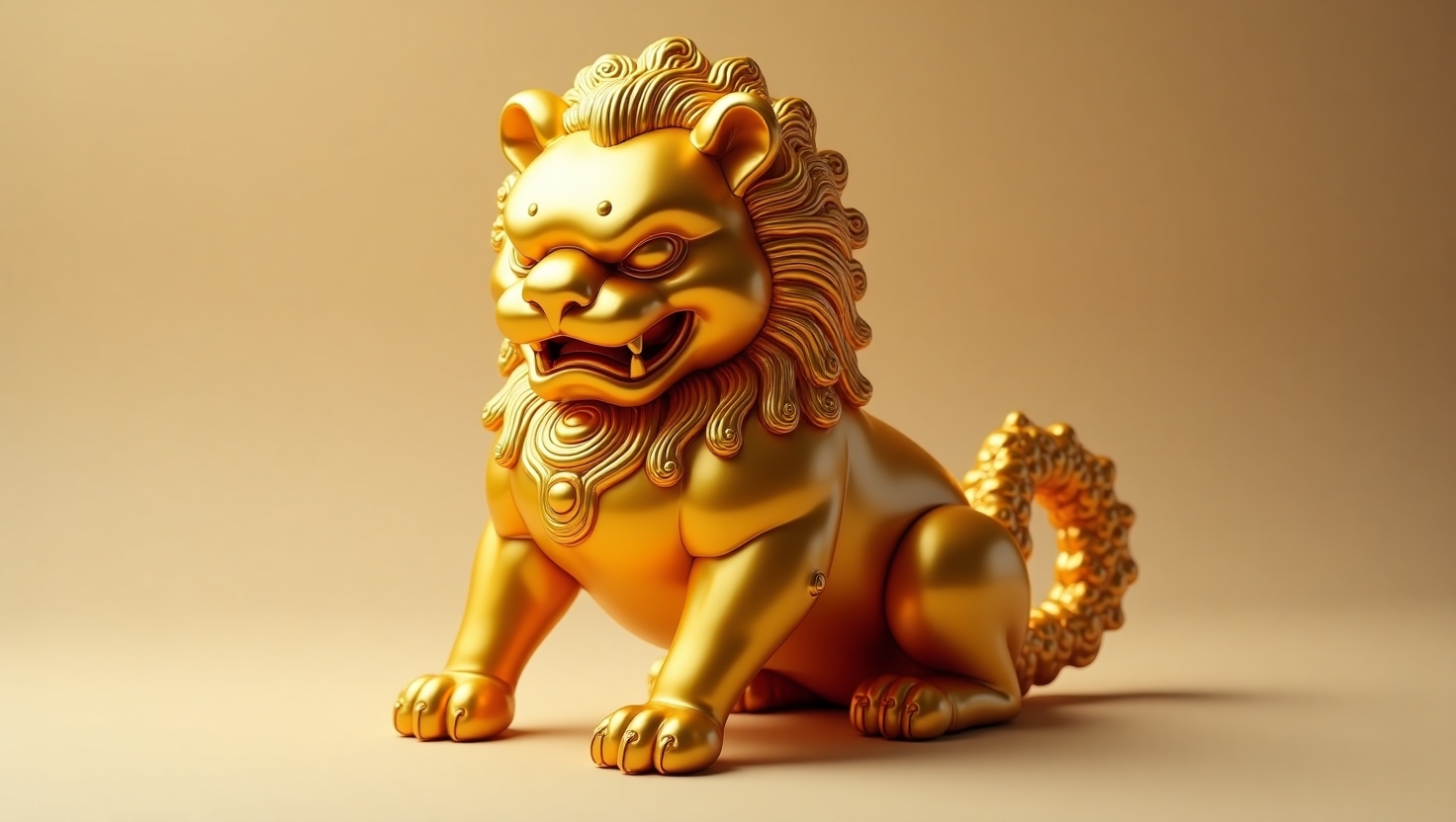黃金貔貅雕像