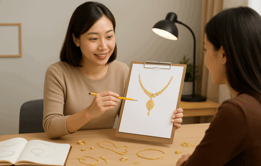 想訂製黃金飾品？設計師建議５步驟，打造理想金飾！