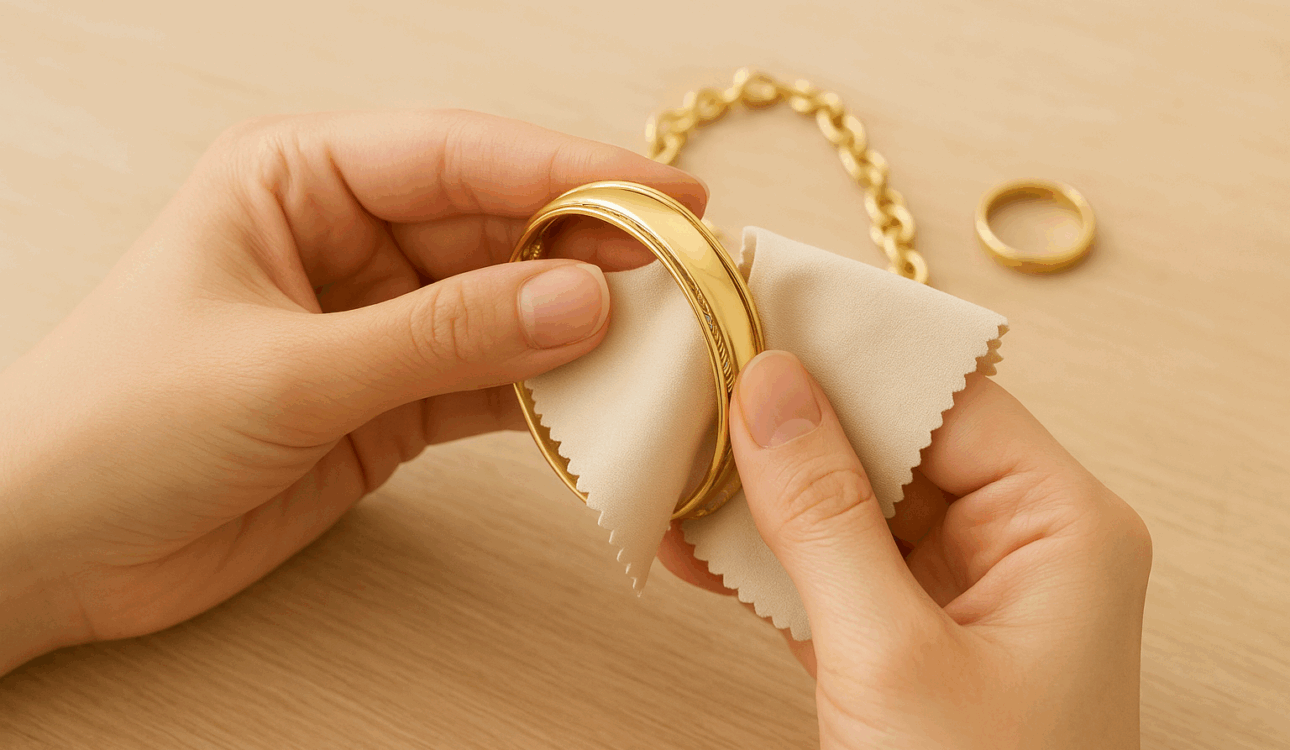 專家推薦黃金保養4步驟，避免黃金產生刮痕、黯淡