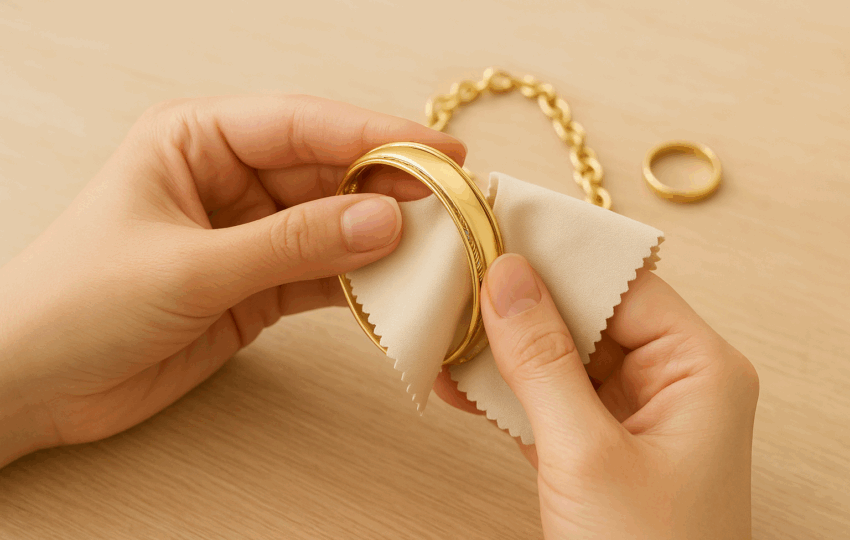 專家推薦黃金保養4步驟，避免黃金產生刮痕、黯淡