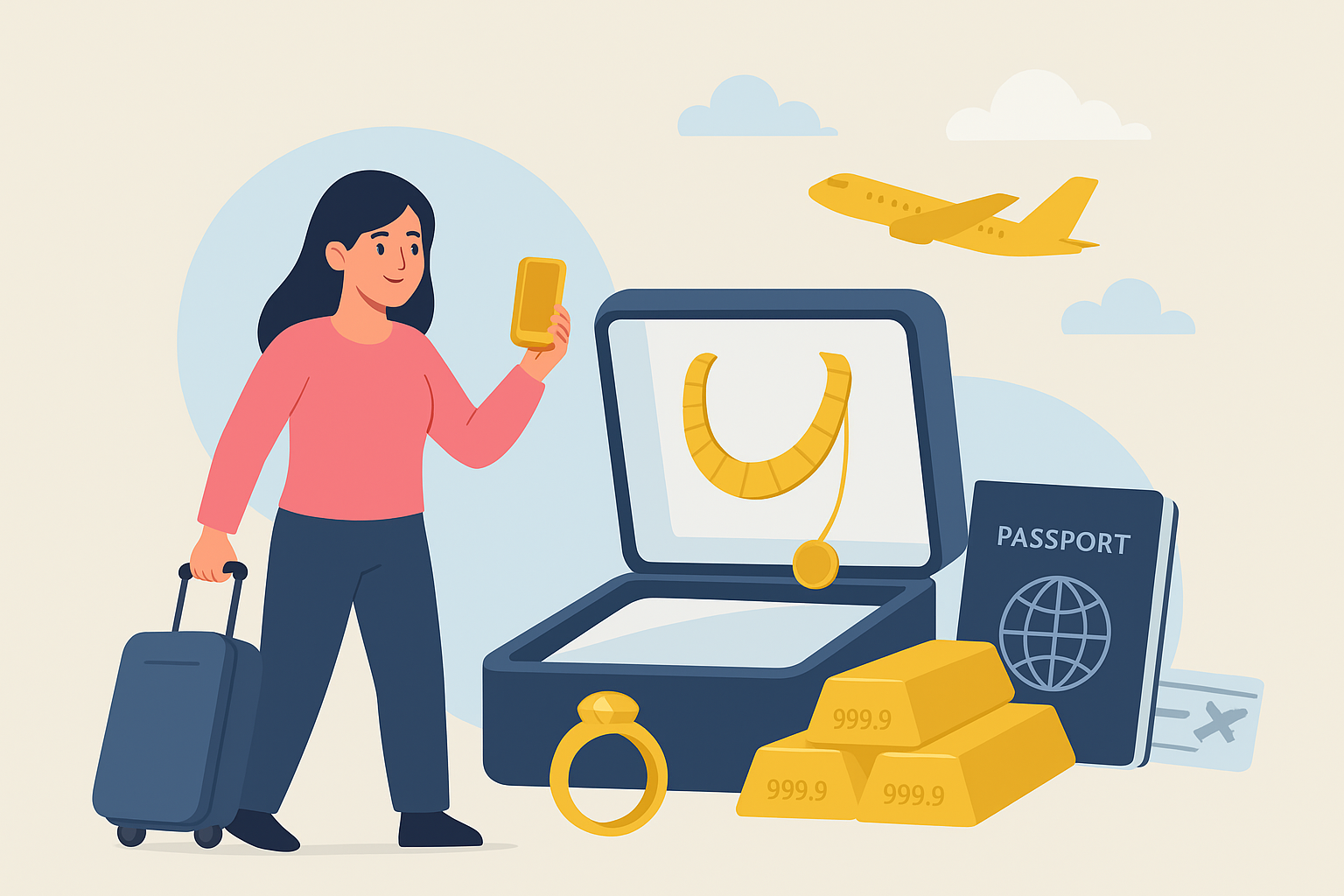 從台灣出國可以帶多少黃金？４個注意事項告訴你！