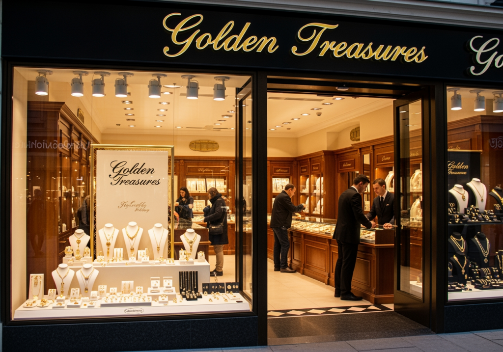 賣黃金的店面