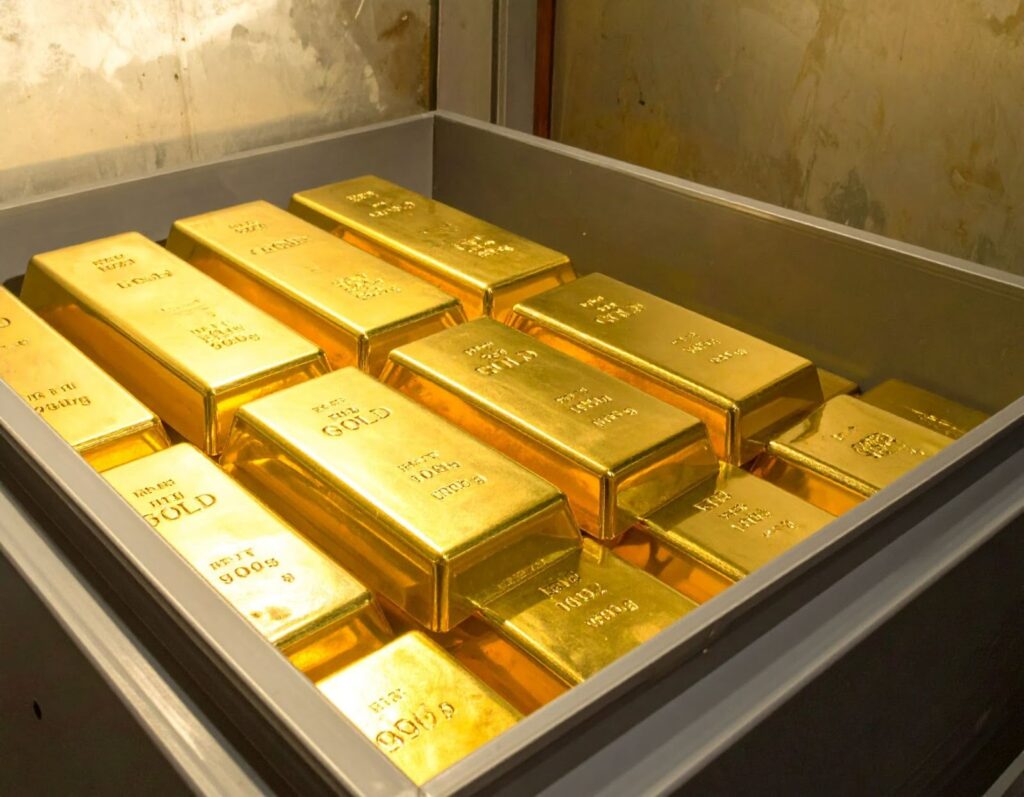 金條放入防潮盒中保存